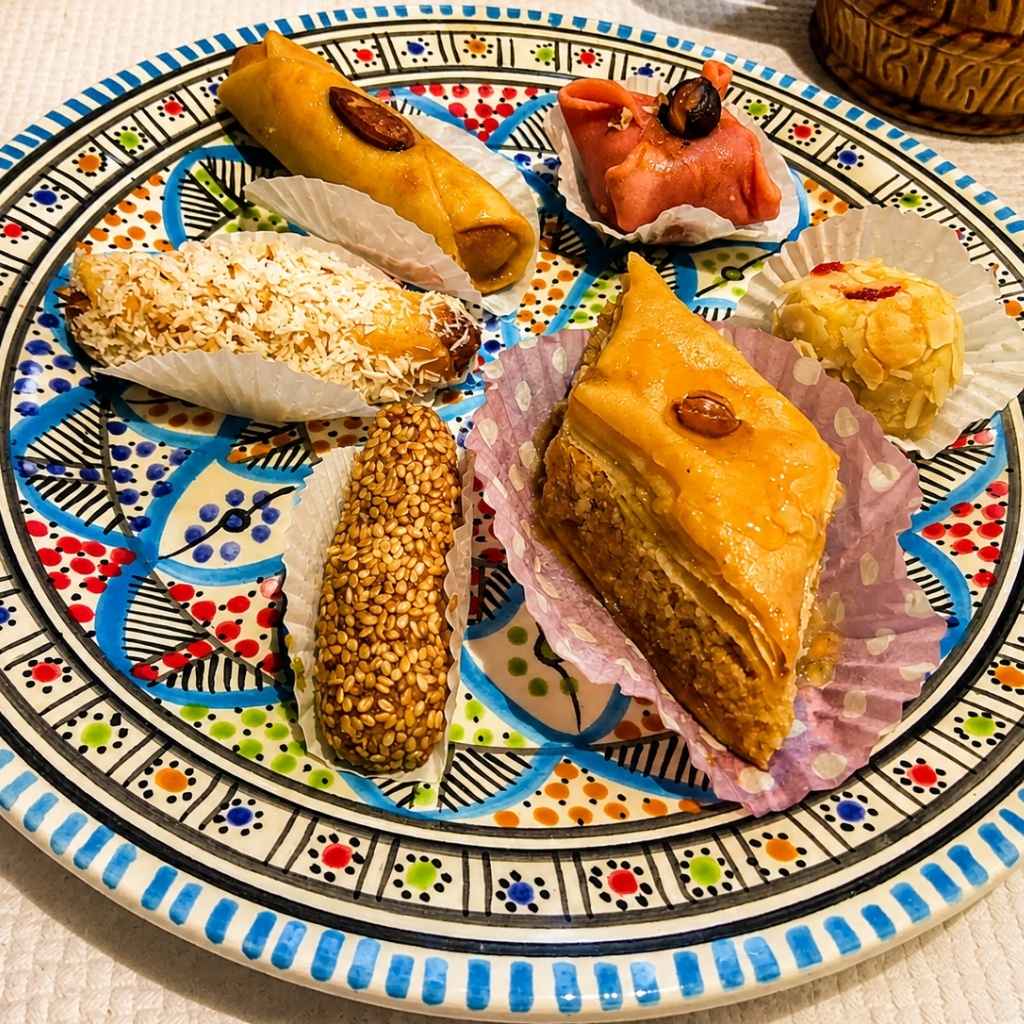Assortiment de pâtisseries orientales